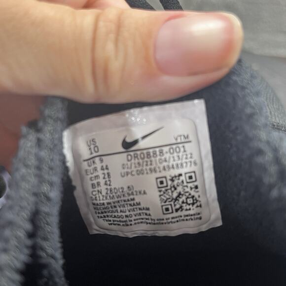 Nike Air Max Scorpion FK 2022 Mens Size 10 Black Purple Running Lace Up Shoes - Picture 10 of 10